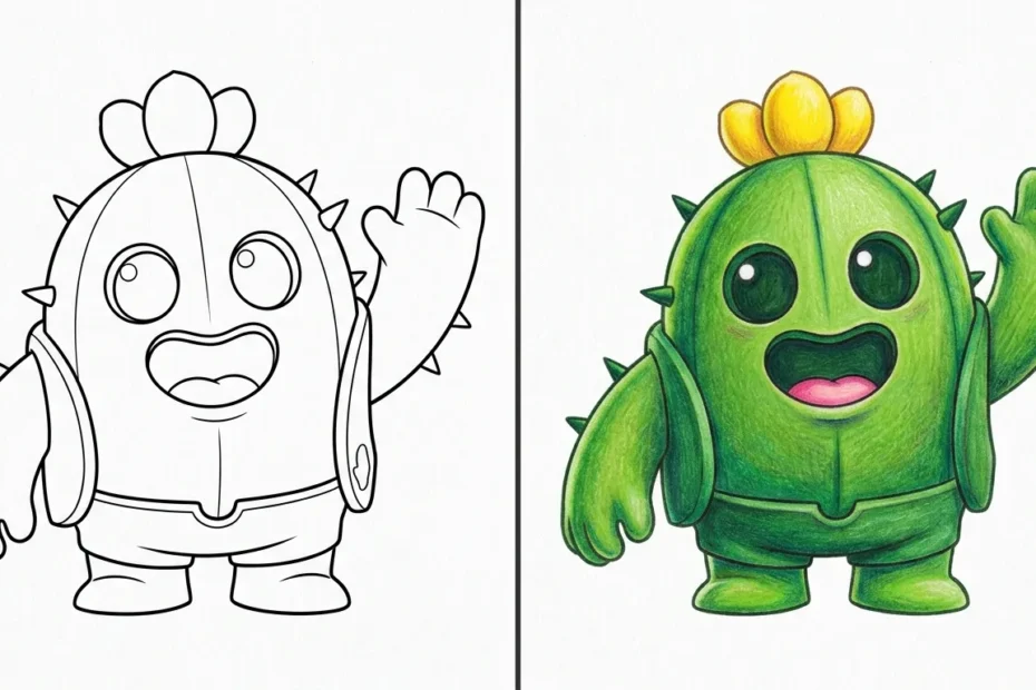 Brawl Stars da colorare Disegno da colorare