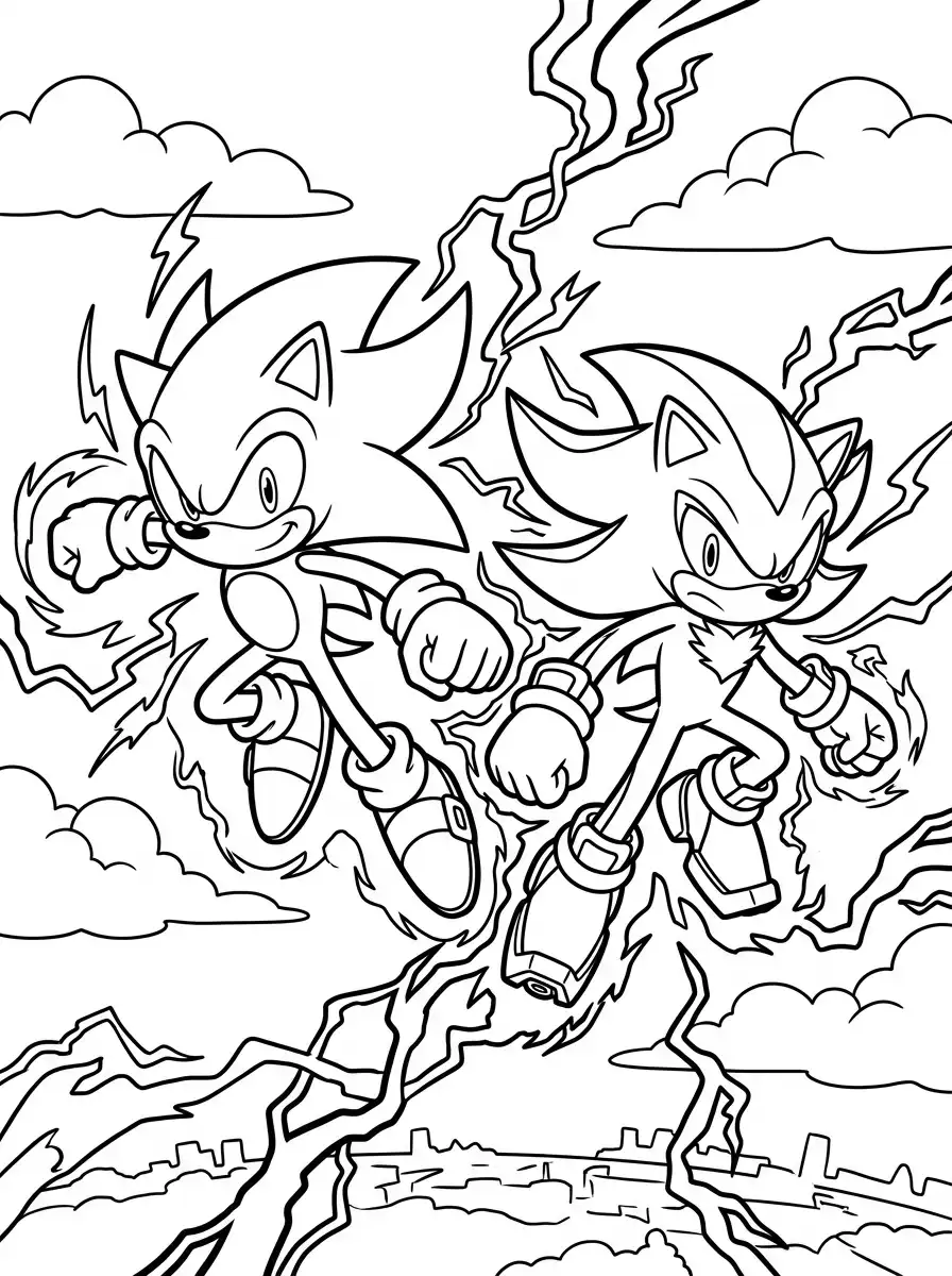 Super Sonic e Super Shadow